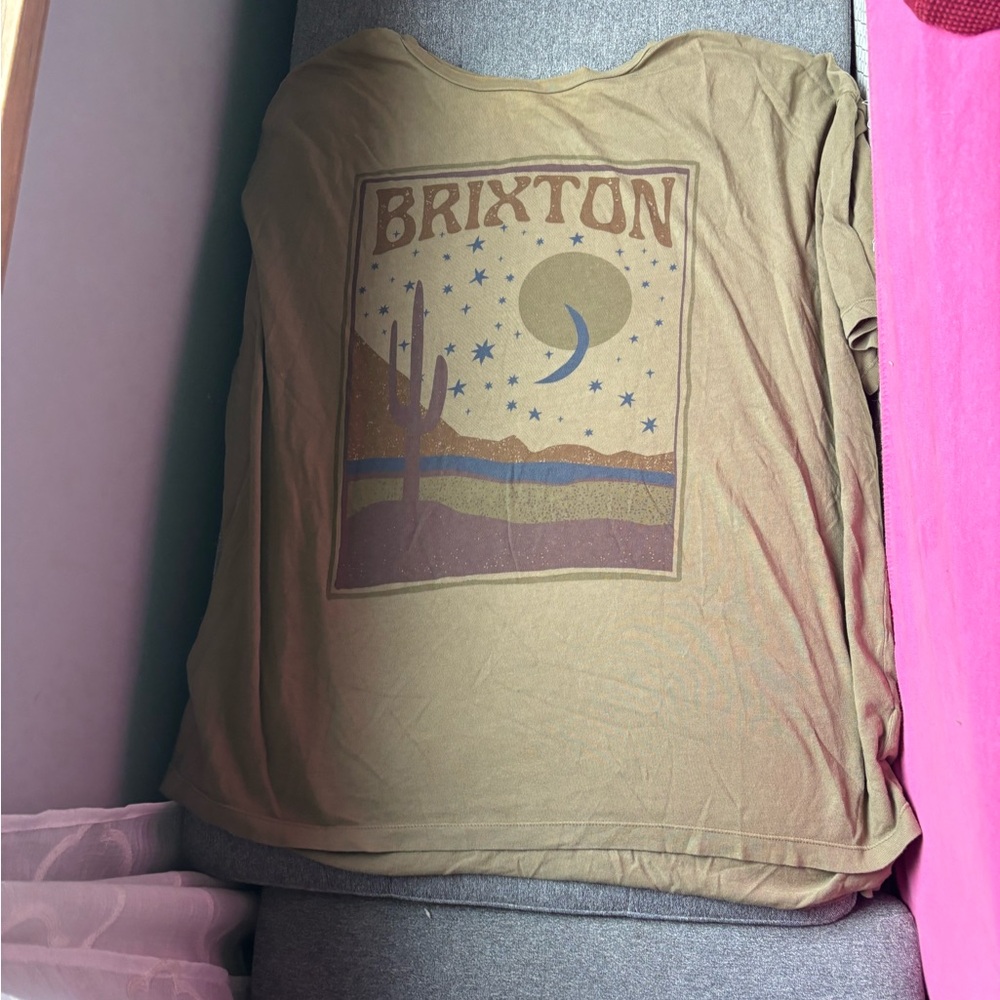 Brixton Graphic T-Shirt in Olive
